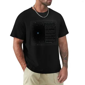 Polos pour hommes Carl Sagan's - T-shirt à pois bleu pâle Vêtements mignons T-shirts personnalisés Chemise surdimensionnée Hommes