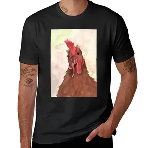 Herren-Poloshirts Flirty Hahn – Is Looking For His Chicken T-Shirt Animal Print Shirt Boys Blank T Shirts Men Cotton
