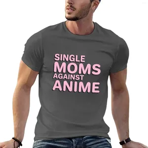 Polos masculine Moms célibataires contre un t-shirt anime t-shirt personnalisé Shirts Hommes