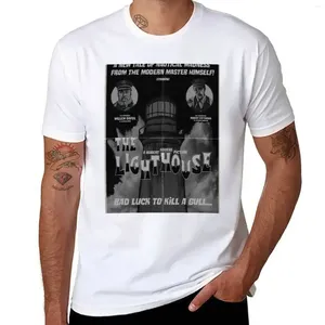Polos masculins The Lighthouse Vintage Affiche T-shirt Vêtements d'anime T-shirts ajustés pour hommes