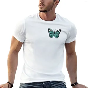 Polos pour hommes Vous pouvez faire des choses difficiles T-shirt papillon Garçons Chemise à imprimé animal Chemises T-shirts graphiques Noir T ajusté pour hommes