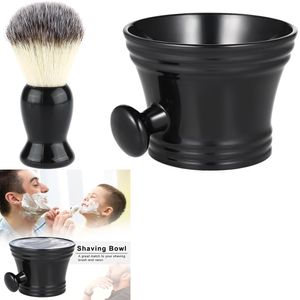 Men's Shaving Mug Bowl Shaving Brush Plastic Beard Moustache Face Cleaning Soap Cream Bowl Cup For Barber Salon