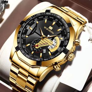 Shopee – montre à bracelet en acier pour hommes, montre de sport, calendrier lumineux, pour hommes