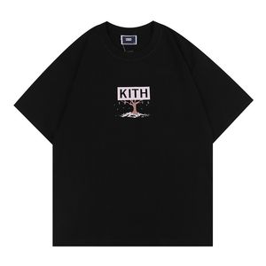 Kith Mens design T-shirt Printemps Été 3Color Tees Vacances À Manches Courtes Casual Lettres Impression Tops Taille S-XXL