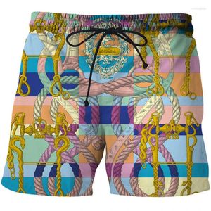 Shorts pour hommes 2024 luxe haut de gamme marque fin hommes Harajuku imprimer homme maillot de bain décontracté mâle femme plage pantalons courts nager
