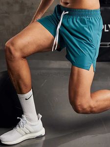 Shorts para hombres 2024 Nuevos cortos para hombres de verano Entrenamiento de fitness de nylon seco rápido Running Sports Sports Men Plus Size Washing Gym Pantalones cortos 240419 240419