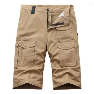 Shorts pour hommes 2024été hommes coton cargo vêtements été culottes décontractées bermuda mode plage goutte courte legwear