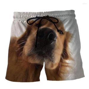 Shorts pour hommes Animal Dog 3D PREST PLACE POUR HOMMES KIDS SUMME CASSOCUST SWIPS TRUNKS STR OFF STROW STREET PANT