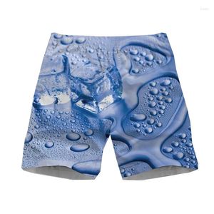 Short pour hommes décontracté imprimé gâteau de glace unisexe vêtements de rue plage séchage rapide respirant tendance vêtements d'été