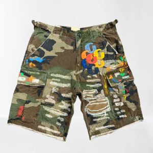 Shorts pour hommes Designer Hommes Jeans Femmes Hommes Pantalons Unisexe Camouflage Cargo Printemps Été Casual Chg23080310