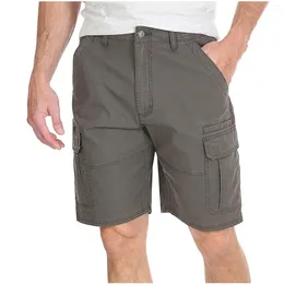 Short masculin Fashion Pocket Zipper Resilience loisir Temps d'outillage Pantalon d'outillage