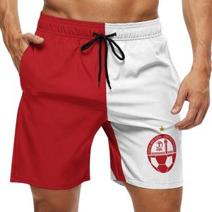 Pantalones cortos para hombres Hapoel Beer Sheva Mens Swim Trunk Beach Pantalón de secado rápido Cordón Elástico Cintura con bolsillos