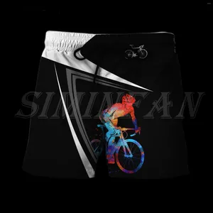 Pantalones cortos para hombre Love Cycling USA Flag 3D impreso para hombre verano Casual playa pantalones moda Baggys Unisex Harajuku Streetwear ropa deportiva