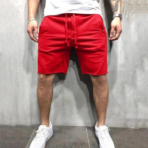 Pantalones cortos para hombre, pantalón informal de cintura media, bolsillo de empalme sólido, cordón hasta la rodilla, casa pequeña