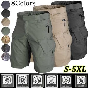 Pantalones cortos para hombres Moda para hombres Pantalones militares tácticos de verano Usuarios Deportes al aire libre Pantalones cortos de senderismo Fuerzas especiales Pantalones cortos tácticos multibolsillos J230219