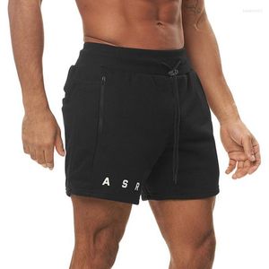 Pantalones cortos de algodón para hombre, pantalones de chándal de verano para gimnasio, para correr, deportes, trotar, Fitness, hombres, sudor, culturismo, pantalones cortos informales