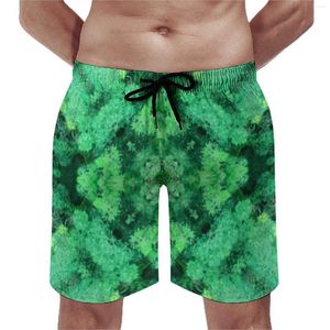 Shorts para hombres Sea Moss Board Resumen Impresión Funda corta Funny Sports Fitness Secar rápido Bajón de natación Regalo de cumpleaños