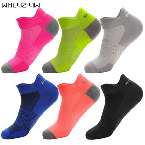 Chaussettes pour hommes vélo course Sport cheville hommes Nylon couleur vive respirant, déodorant, Invisible basket-ball extérieur voyage