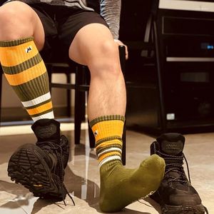 Calcetines para hombres Calcetines Hombre Baloncesto Lencería sexy Dormir Grueso Tubo alto Ropa Medias