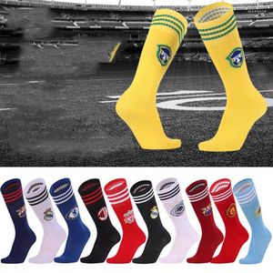 Calcetines masculinos fútbol fútbol masculino niño tubo largo tube profesional engrosamiento de algodón club de deportes personalizado sin deslizamiento transpirable