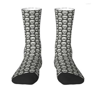 Chaussettes pour hommes Mr Robot Fsociety Logo Mens Crew Unisexe Funny Hacker Programmeur Printemps Été Automne Hiver Robe