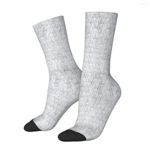 Chaussettes pour hommes OPA Clean White Sticker Pattern The Expanse Male Mens Women Spring Bas Polyester