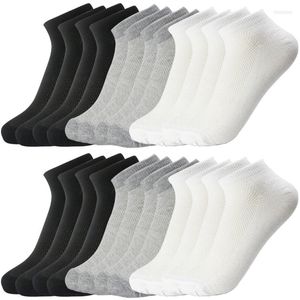 ¡Oferta de calcetines de hombre! 3/6 pares de pantalones cortos invisibles de malla sólida para hombre, conjunto delgado transpirable para primavera y verano