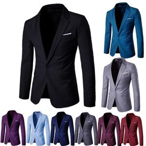 Costumes pour hommes Blazers costume grande taille manteau affaires vêtements Slim Fit marié homme simple ouest décontracté petit