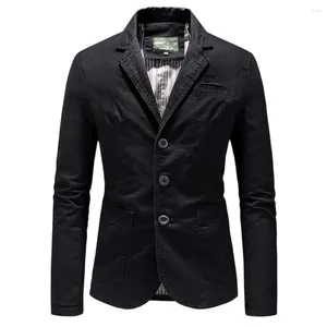 Costumes pour hommes Samlona Plus Taille Hommes Mode Blazers Sexy Vêtements pour hommes 2023 Tops à simple boutonnage Vêtements d'extérieur Automne Mâle Streetwear