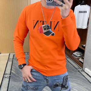 Suéter para hombre Sudaderas con capucha Felpa Engrosada Cuello redondo Jersey masculino Sombrero 3D Camiseta de manga larga Top Otoño Invierno Nuevo estilo Moda Tendencia Hombre Ropa M-5XL