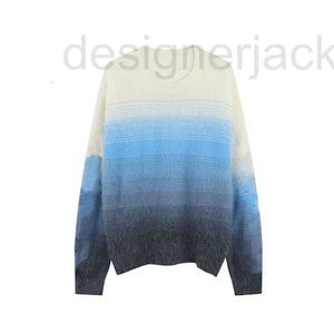 Pulls pour hommes Designer Mohair Stripe Mode Pull Lâche Harajuku Coréen Unisexe Vêtements Printemps Nouveau Top Marque Mâle Femelle Pulls Tricotés