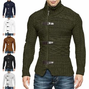 suéteres masculinos estirado elegante fibra acrílica suéter suelto abrigo para hombre de invierno suéter suéter n1e7#