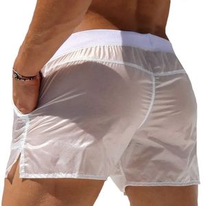 Traje de baño para hombres Traje de baño transparente Hombres Trajes de baño Surf Hombres Traje de baño sexy Trajes de baño Pantalones cortos de playa Traje de baño Hombres Troncos de natación J220913