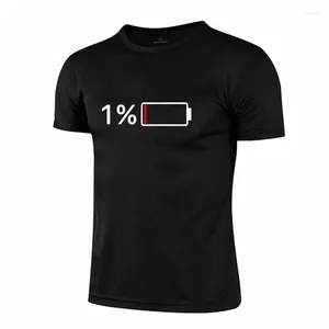 T-shirts pour hommes 1% de batterie T-shirt t-shirt top été t-shirts graphiques pour hommes