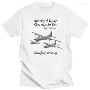 Camisetas para hombre 1st C130 Edtn R.m.a.b S Hood Rhein Main Air Base Premium Tee T-ShirtHigh Quality Custom Printed