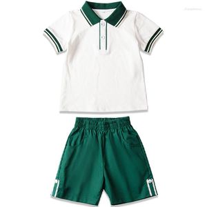 Camisetas para hombres, 2 uds., camisa Polo elegante de verano para niños y niñas, camisetas de tela de algodón, camisetas, ropa para niños