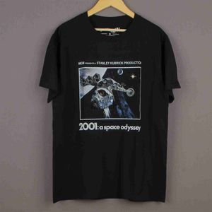 Camisetas de hombre 2001 A Space Odyssey T Shirt Película Stanley Kubri e Shining Bla Cotton Summer Tee J230625