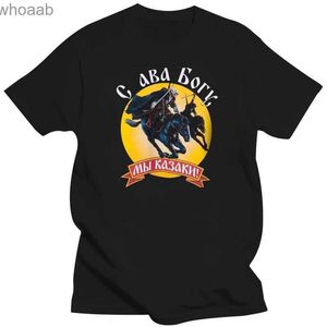 T-shirts pour hommes 2018 Vente chaude Super Mode Noir T-shirt Cubain Cosaque Hôte T-shirts Armée Russie Russe Poutine Militaire T-shirt 240130