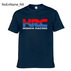 T-shirts pour hommes 2022 T-shirt pour hommes Honda Racing HRC Moto Marque Tops Vêtements d'été populaires Mode Coton O Neck Short Sleeve 022223H