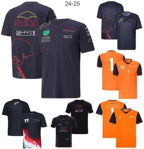 T-shirts pour hommes 2022 Nouveau T-shirt de pilote de F1 Formula 1 Team Racing Suit T-shirts à manches courtes Summer Mens Tops Fans de voiture Chemise à séchage rapide Maillot de motocross