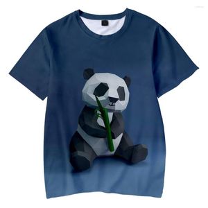 T-shirts pour hommes 2023 Animal Panda 3D Chemise imprimée Femmes Hommes Garçons Filles Harajuku T-shirt drôle T-shirt graphique Tees Kawaii Vêtements