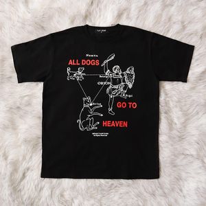 Camisetas de hombre 2023 de algodón para hombres amantes de todos los perros camiseta TUFF CROWD Hip Hop Skateboard Street camisetas camiseta Top Kenye #227