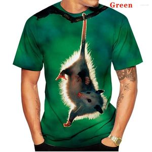 T-shirts pour hommes 2023 Hommes Femmes Mode Manches courtes 3D Imprimer Mignon Animal Hamster Chemise Été Drôle Casual Tops