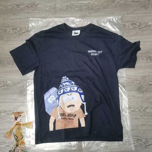 Camisetas para hombres 2023 S-South Park Fotos reales Camiseta con estampado divertido Hombres Mujeres Camiseta de manga corta con cuello redondo de alta calidad Un día Envío T230605