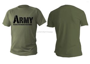 T-shirts pour hommes 2023 Shirt Mens Short Sleeve Green Olive Usa Army Military Man Hero