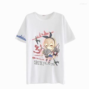 Camisetas de hombre 2023 verano Anime Collectiont camiseta Casual manga corta cuello redondo impreso lindo Cosplay colección estudiante