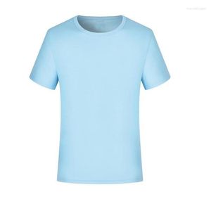 Camisetas para hombre, camiseta de verano 2023, traje de trabajo de manga corta de poliéster personalizado, camisa publicitaria de secado rápido, cultura corporal