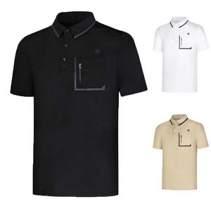 T-shirts masculins 2024 hommes courts t-shirts slved Summer Sports Polo APPELL MEN MEN BUSINESS Style Male Slve T-shirt Y240506