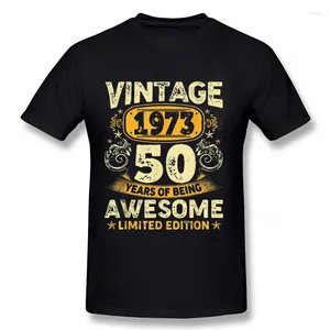 T-shirts pour hommes 50 ans cadeau vintage 1973 50e anniversaire rétro T-shirts femmes hommes Harajuku mode t-shirt 1972 édition limitée t-shirts