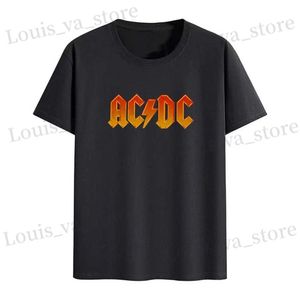 T-shirts masculins AC haute tension 1975 DC Black Men T-shirt Sale chaude Summer Slves Cool Hip Hop Strtwear T-shirt Hipster Korea 01336 T240419